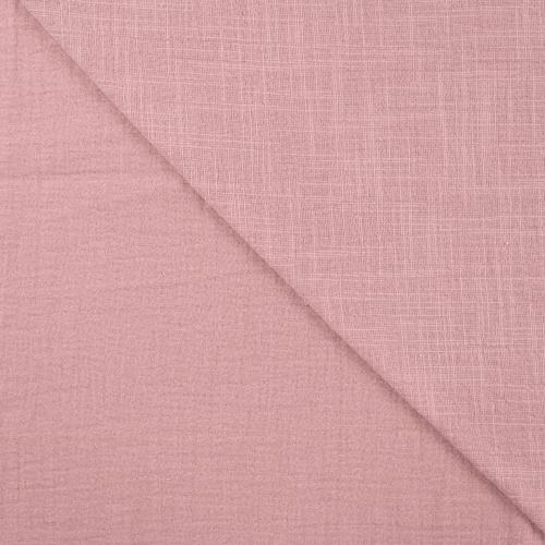 Musselin Slub - nude rosa